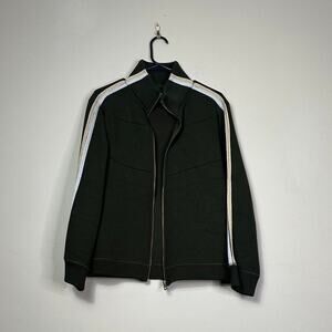 Zadig & Voltaire Zip-Up Y2K Green Gold White Silver - L